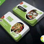 Food and Restauarant Creative Business Card Designs PSD