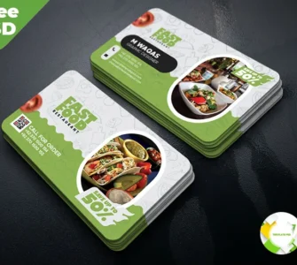 Food and Restauarant Creative Business Card Designs PSD