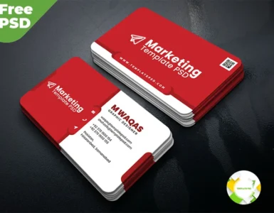 Minimalist Business Card Design PSD