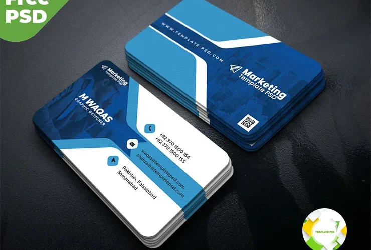 Modern Business Card Design PSD